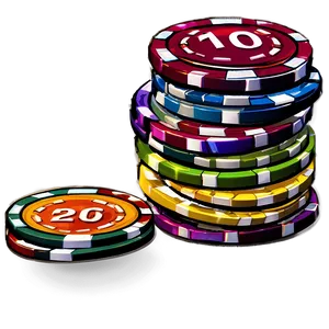 3d Casino Chips PNG 06122024 PNG