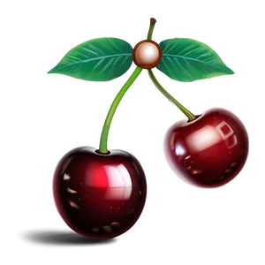 3d Cherry Bomb Graphic Png Vjx29 PNG image