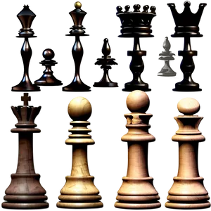 3d Chess Pieces Model Png 93 PNG image