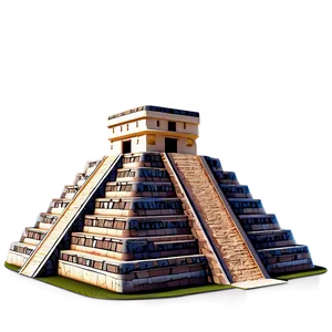 3d Chichen Itza Model Png 36 PNG image