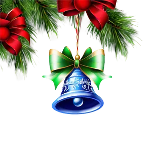 3d Christmas Bells PNG Eff PNG