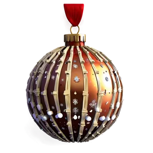 3d Christmas Ornaments PNG Gge PNG