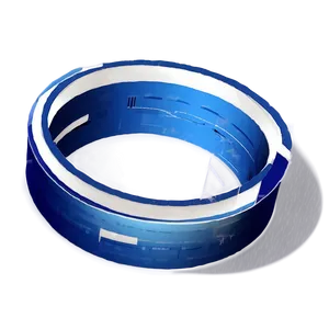 3d Circle Blueprint Style PNG 94