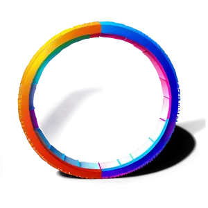 3d Circle With Chromatic Aberration PNG Sou