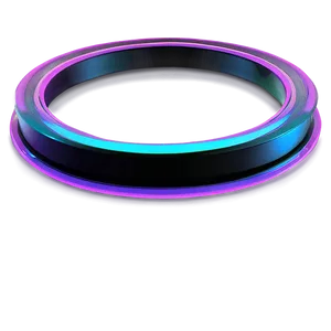 3d Circle With Neon Borders PNG 7 PNG