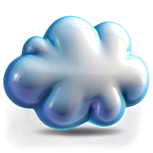 3d Cloud Emoji Png 55 PNG image