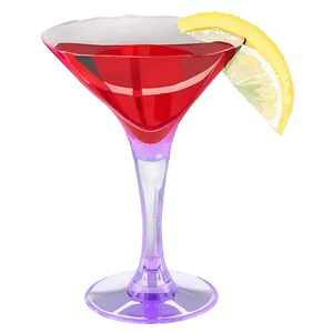 3d Cocktail Glass PNG Dim78 PNG