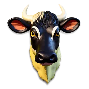 3d Cow Head Model PNG Osr6 PNG