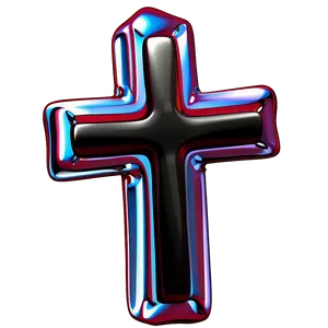 3d Cross Outline PNG Xsf PNG