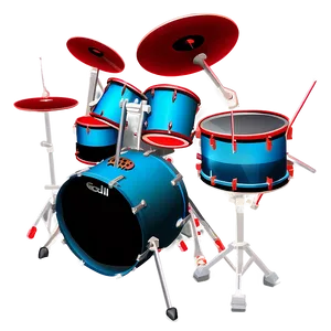 3d Drum Kit PNG Ecy PNG