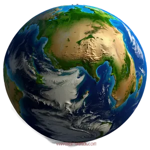 3d Earth Showing Ecosystems Png Eer16 PNG image