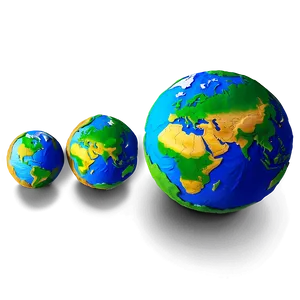 3d Earth Showing Ecosystems Png Xyu PNG image