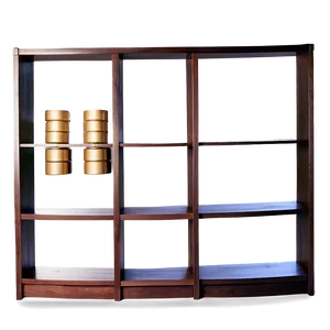 3d Empty Bookshelf PNG Mqo PNG