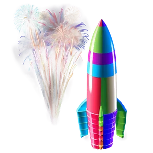 3d Firework Rocket PNG Gam25 PNG