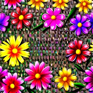3d Floral Texture PNG 06132024 PNG