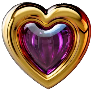 3d Glass Heart Png 25 PNG image