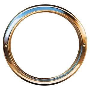 3d Gold Circle Frame PNG 66 PNG