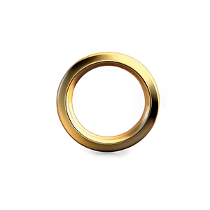 3d Gold Circle Frame PNG 67 PNG