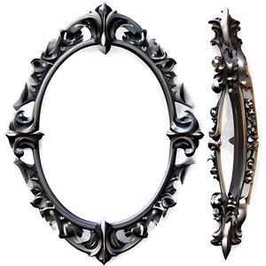 3d Gothic Frame PNG 06262024 PNG