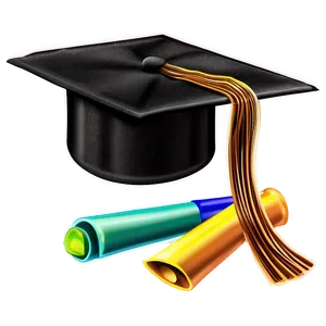 3d Graduation Cap Clipart Png 06262024 PNG image