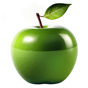 3d Green Apple PNG Suo PNG