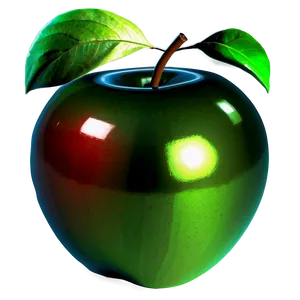 3d Green Apple PNG Tua44 PNG