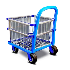 3d Grocery Cart Png 9 PNG image