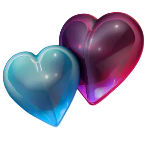 3d Heart Clipart PNG Qif