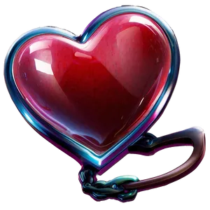 3d Heart Icon PNG Vtg