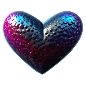 3d Heart Sticker Png Hob61 PNG image