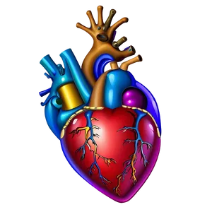 3d Heart Tattoo Design PNG 05252024 PNG