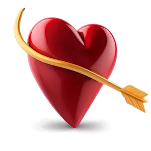 3d Heart With Arrow PNG 58 PNG