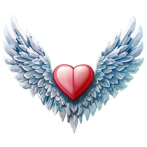 3d Heart With Wings PNG Jye75 PNG