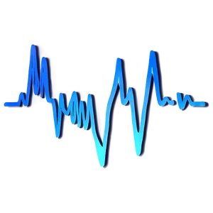 3d Heartbeat Line Png 71 PNG image