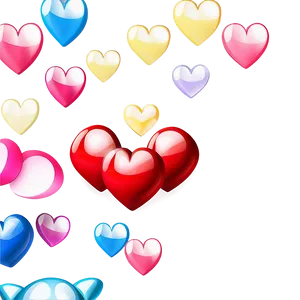 3d Hearts PNG Jbd