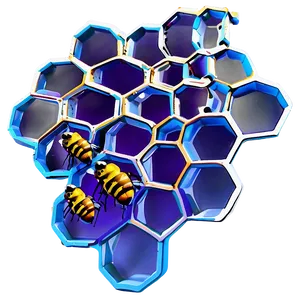 3d Honeycomb Model PNG 15