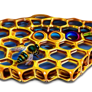 3d Honeycomb Model PNG 66