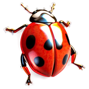3d Ladybug Render PNG Vwv25