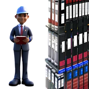 3d Man Office Worker Png 36 PNG image