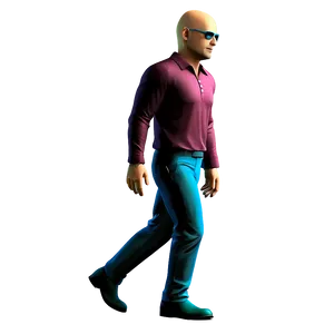 3d Man Walking Png 06272024 PNG image