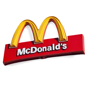3d Mcdonald's Logo Png Jng PNG image