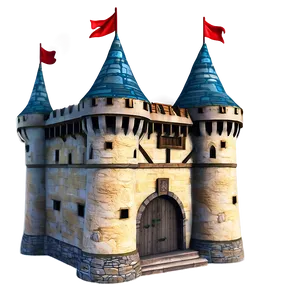 3d Medieval Castle PNG 05212024
