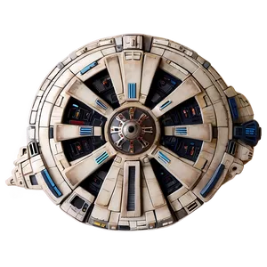 3d Millennium Falcon PNG 06122024