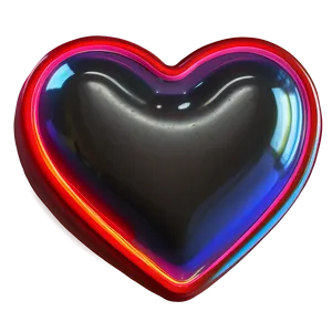 3d Neon Heart Png Fjy PNG image