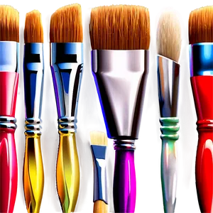 3d Paint Brush PNG Ayr