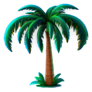 3d Palm Tree Emoji Png 06272024 PNG image