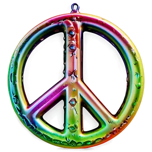 3d Peace Sign PNG Opo86