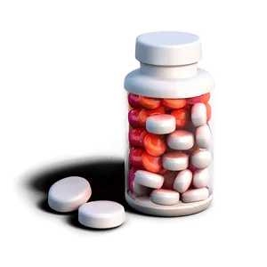 3d Pill Bottle PNG 05252024 PNG