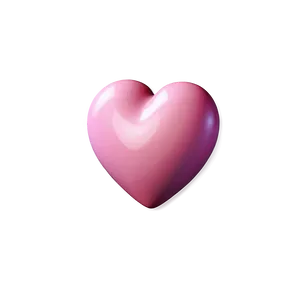 3d Pink Heart Emoji PNG Ihu44
