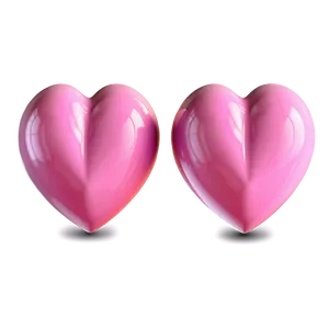 3d Pink Heart Emoji Png Xtr56 PNG image